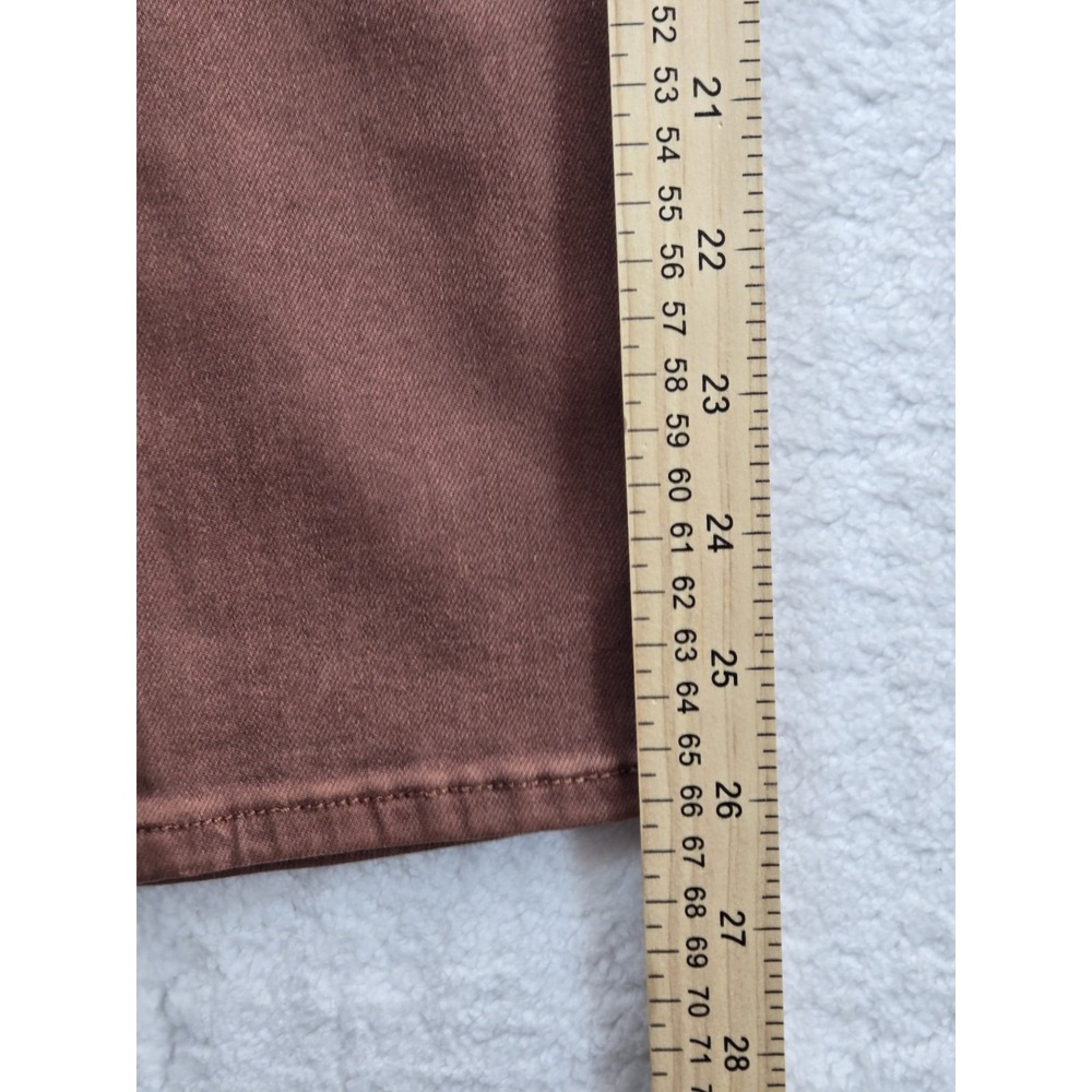 American Eagle Women Jeans NWT Size 12 X Short Rust Brown Grunge Next Level Strc - Picture 8 of 10